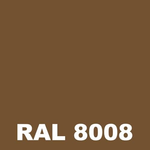 Peinture Escalier Metal - Metaltop - Brun olive - RAL 8008 - Pot 15L 1