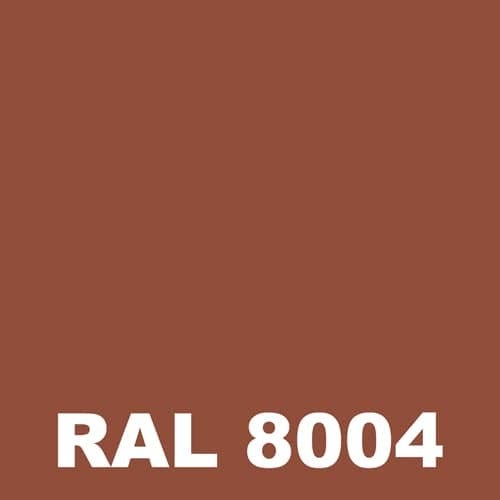 Peinture Sol Industriel - Metaltop - Brun cuivré - RAL 8004 - Pot 15L 1