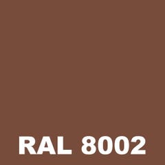 Peinture Mur Et Plafond - Metaltop - Brun de sécurité - RAL 8002 - Pot 15L 1
