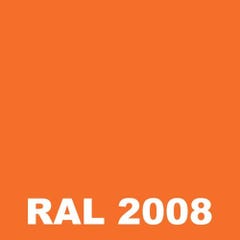 Peinture Mur Et Plafond - Metaltop - Orange rouge clair - RAL 2008 - Pot 5L 1