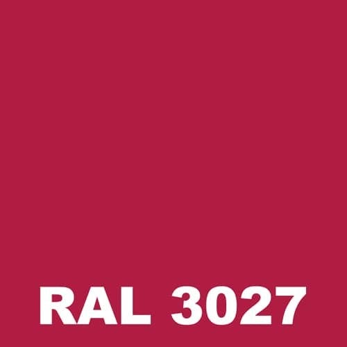 Peinture Fer Forge - Metaltop - Rouge framboise - RAL 3027 - Pot 1L 1