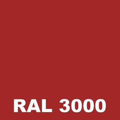 BOMBE PEINTURE ROUGE FEU RAL 3000 400ML