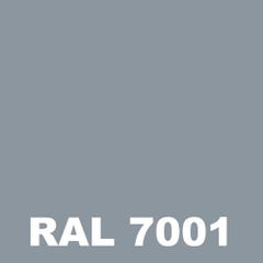 Laque Polyurethane Mat - Metaltop - Gris argent - RAL 7001 - Pot 15L 1