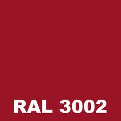 Peinture Fer Forge - Metaltop - Rouge carmin - RAL 3002 - Bombe 400mL 1