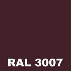 Peinture Fer Monocouche - Metaltop - Rouge noir - RAL 3007 - Pot 15L 1