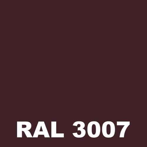 Peinture Fer Monocouche - Metaltop - Rouge noir - RAL 3007 - Pot 15L 1