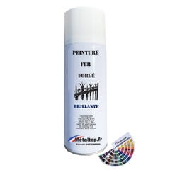 Peinture Fer Forge - Metaltop - Gris fer - RAL 7011 - Bombe 400mL 0