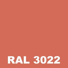 Peinture Portail Fer - Metaltop - Rouge saumon - RAL 3022 - Bombe 400mL 1