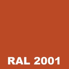 Peinture Industrielle - Metaltop - Orange rouge - RAL 2001 - Pot 15L 1