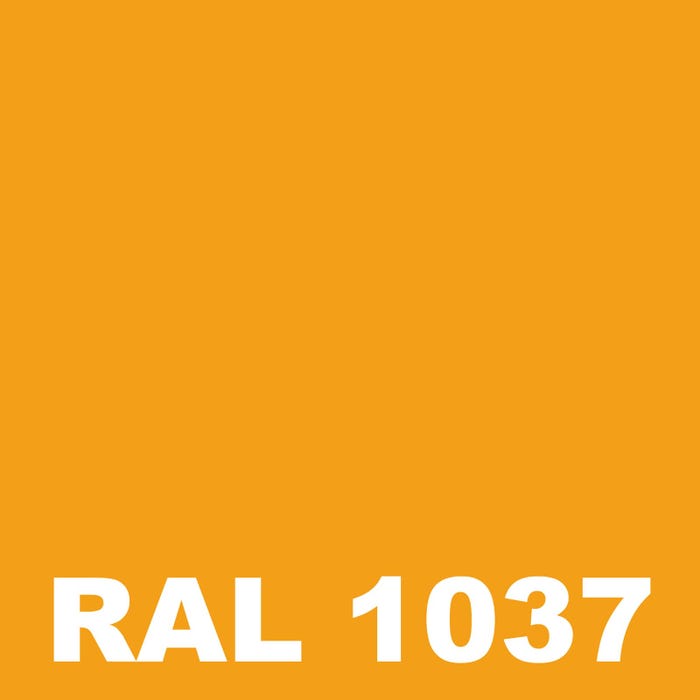 Laque Polyurethane - Metaltop - Jaune soleil - RAL 1037 - Pot 15L 1