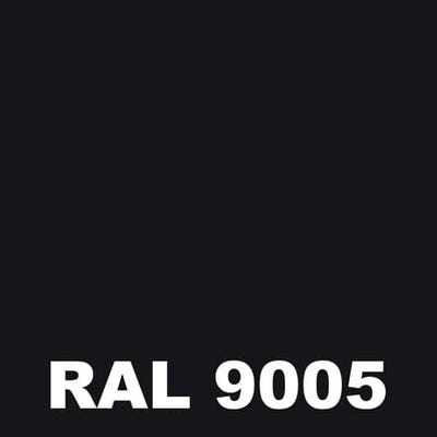 Bombe de peinture Noir Foncé Mat RAL 9005 - Brillant, Satin ou Mat