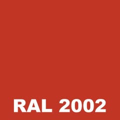 Peinture Portail Fer - Metaltop - Orange sang - RAL 2002 - Pot 1L 1