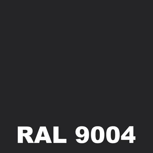 Laque Bi Composants - Metaltop - Noir de sécurité - RAL 9004 - Pot 5L 1