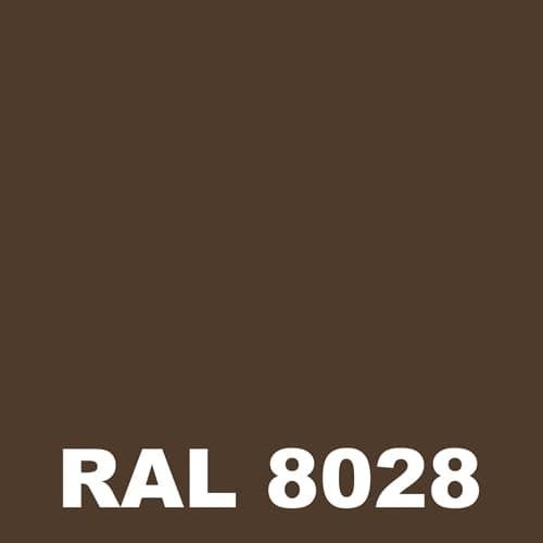 Peinture Industrielle - Metaltop - Brun terre - RAL 8028 - Pot 1L 1