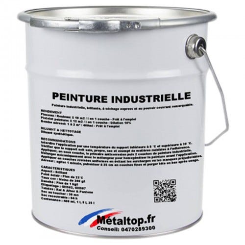Peinture Industrielle - Metaltop - Brun terre - RAL 8028 - Pot 1L 0