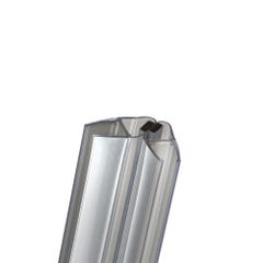 Schulte Paire de joints magnétiques universels 45° dégrées, 201 cm recoupable, pour porte 5, 6 et 8 mm, E100055-90-5-99 0