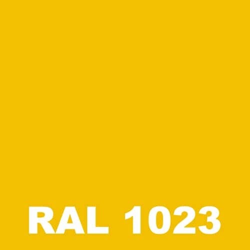 Laque Antirouille - Metaltop - Jaune signalisation - RAL 1023 - Pot 5L 1
