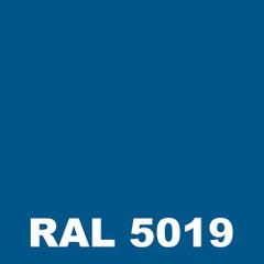 Laque Antirouille Marine - Metaltop - Bleu capri - RAL 5019 - Pot 1L 1