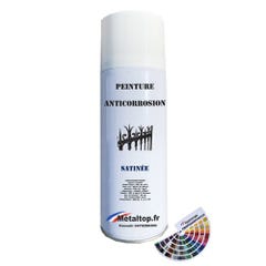 Peinture Anticorrosion - Metaltop - Brun chocolat - RAL 8017 - Bombe 400mL 0