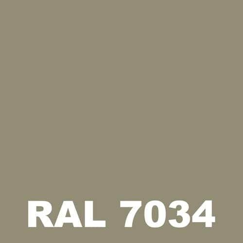 Laque Anticorrosion - Metaltop - Gris jaune - RAL 7034 - Pot 1L 1