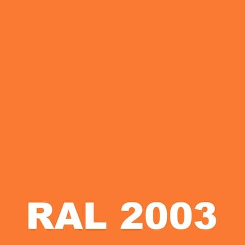 Laque Antirouille - Metaltop - Orange pastel - RAL 2003 - Pot 15L 1