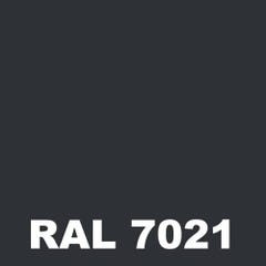 Laque Antirouille Marine - Metaltop - Gris noir - RAL 7021 - Pot 1L 1