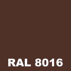 Laque Antirouille Marine - Metaltop - Brun acajou - RAL 8016 - Pot 5L 1