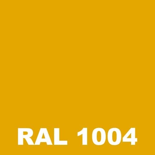 Laque Antirouille Marine - Metaltop - Jaune or - RAL 1004 - Pot 1L 1