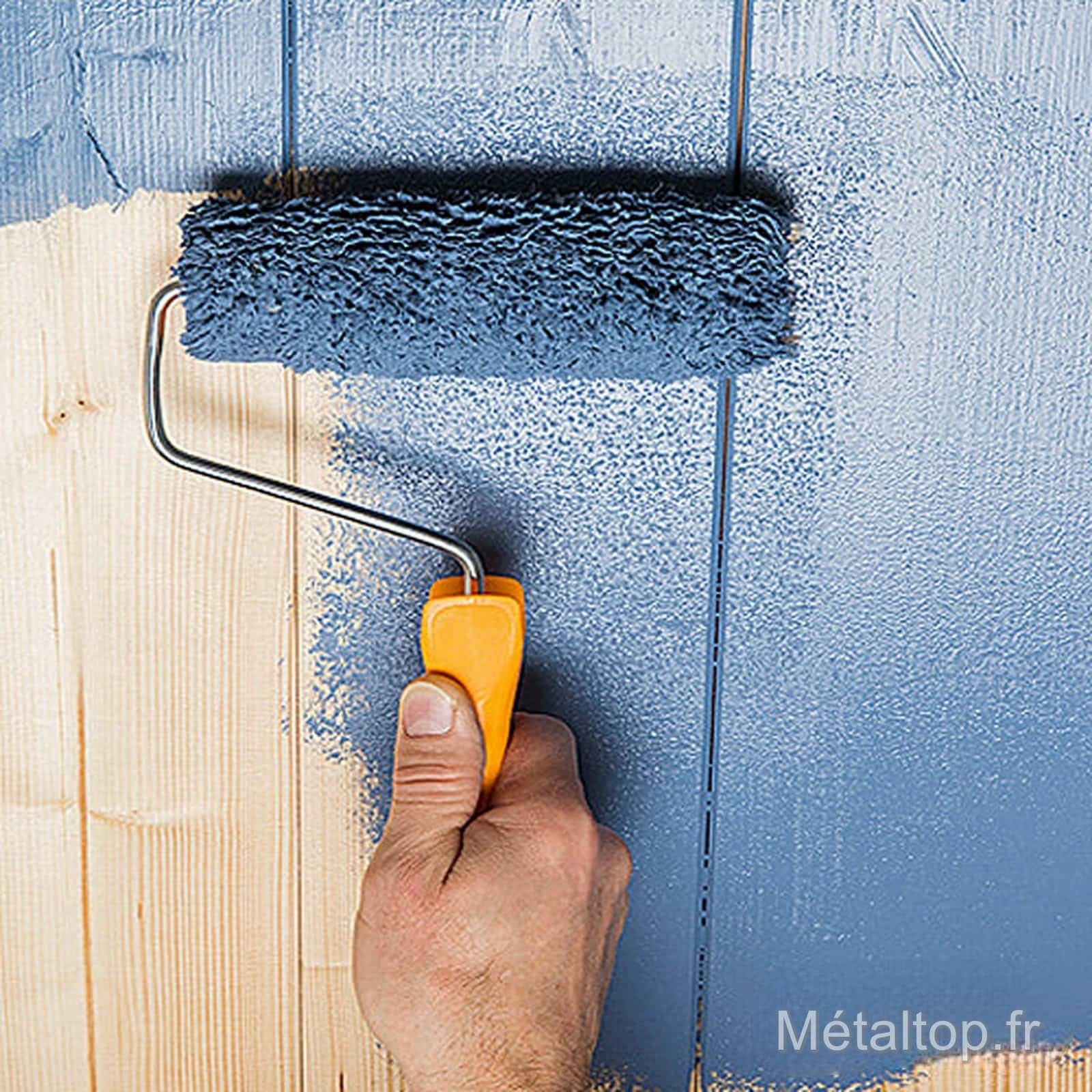 Peinture Bois Interieur - Metaltop - Bleu cobalt - RAL 5013 - Pot 20L 2