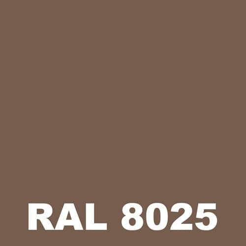 Peinture Volets Bois - Metaltop - Brun pâle - RAL 8025 - Pot 5L 1