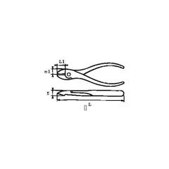 SAM OUTILLAGE - Pinces coupantes diagonales mécanicien avec ressort chromées polies + clip 1