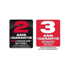 Pack de 2 batteries NRJ Milwaukee M12 4.0Ah - Chargeur 4933459211 1