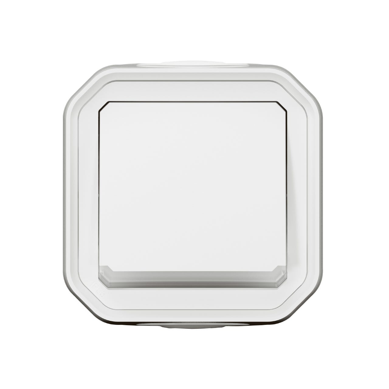 bouton poussoir - no - lumineux - blanc - saillie - legrand plexo 069762l 0