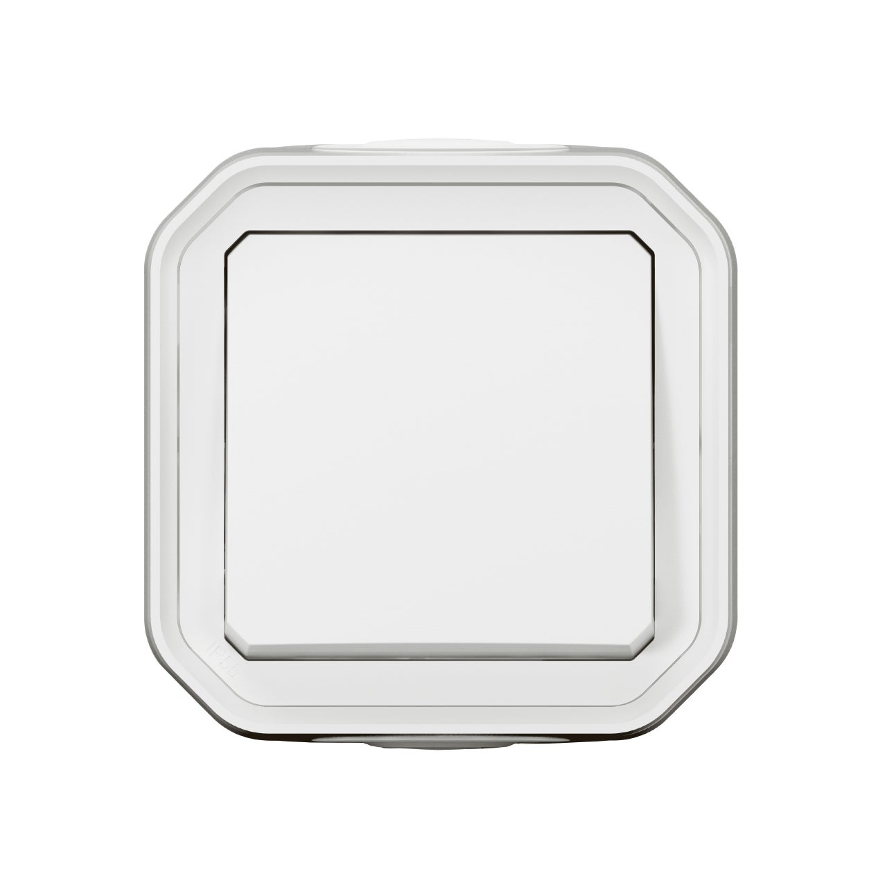 069632L - LEGRAND Bouton poussoir 10A lumineux Plexo - Blanc