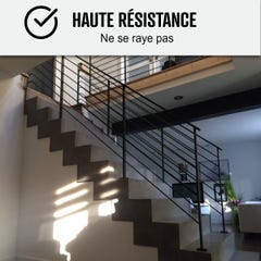Béton Ciré Escalier - Complet primaire et vernis de finition - En neuf ou rénovation Mulot Gris - 2 m² (en 2 couches) - ARCANE INDUSTRIES 4