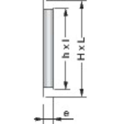 Grille ventilation rectangulaire menuiserie moustiquaire -289 x 160 mm