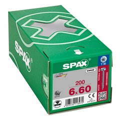 TÊTE RONDE SPAX T-STAR PLUS T30 FILETAGE TOTAL WIROX 200 PCS 0