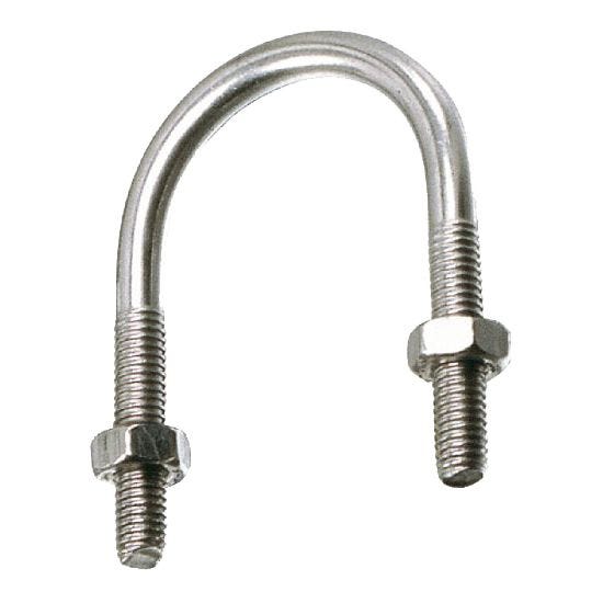 Etrier fileté zingué 43 pour tube ISO avec écrous boîte de 25 - ACTON - 3375043 0