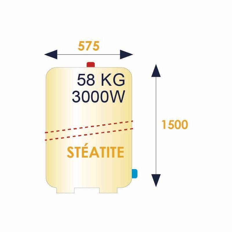 Chauffe-eau électrique Steatis 250L stable - 282099 - THERMOR 2
