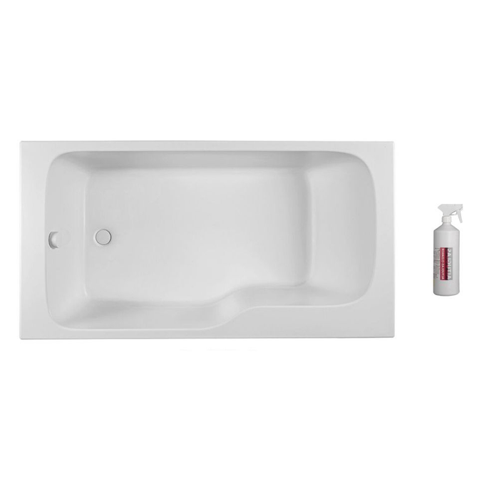 Baignoire bain douche JACOB DELAFON Malice antidérapante + nettoyant 170 x 90 version gauche 0