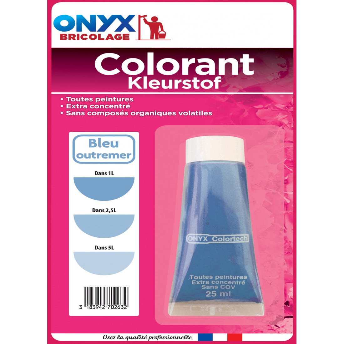 COLORANT SANS ODEUR BLEU OUT/MER 25 ML 0