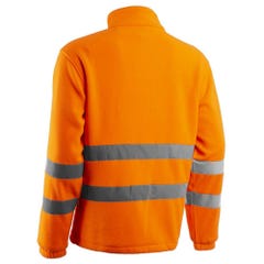 Veste de travail thermique polaire haute visibilité HV Coverguard RITTO Orange Fluo XL 1