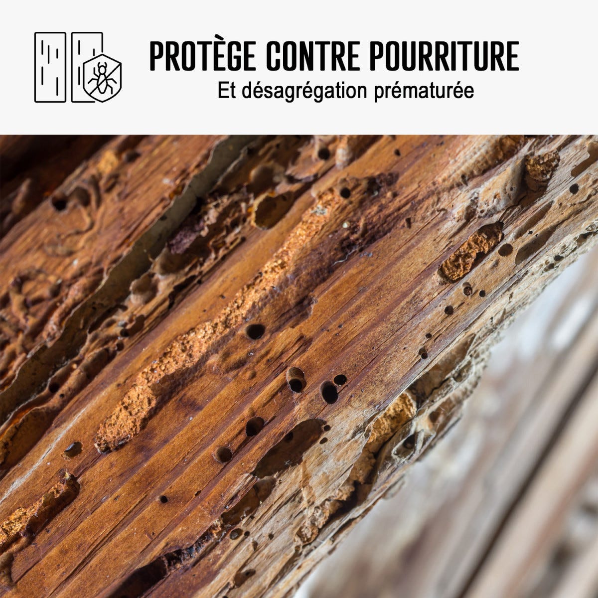 Traitement Bois Anti Termite : Traitement des bois, charpente, ossature intérieur/extérieur - 20 L - ARCANE INDUSTRIES 4