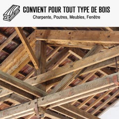Traitement Bois Anti Termite : Traitement des bois, charpente, ossature intérieur/extérieur - 20 L - ARCANE INDUSTRIES 3