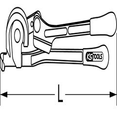 Pince à cintrer TRIPLE KS, Ø 1/4" - 5/16" - 3/8" 4