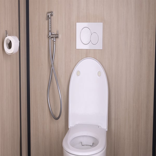 Douchette WC avec robinet - flexible - support BOUTTÉ