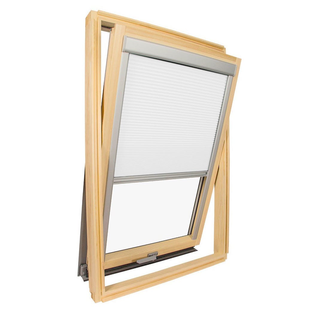 Store isolant compatible fenêtre de toit Velux ® 14 ou 306 ou M06 Blanc 0