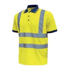 Polo à manches courtes Yellow Fluo (Lot de 3) | HL198YF - Upower 1