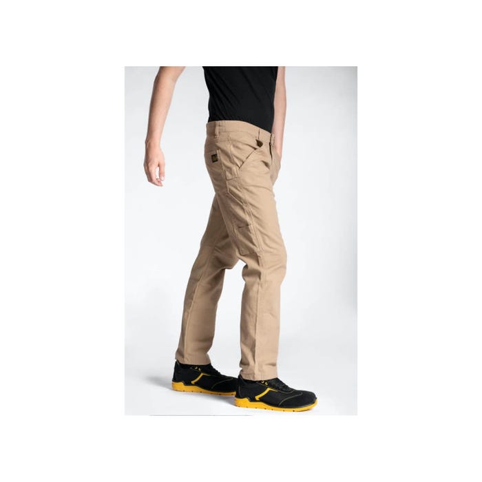 Pantalon de travail RICA LEWIS - Homme - Taille 40 - Multi poches - Coupe charpentier - Stretch - Beige - CARP 4