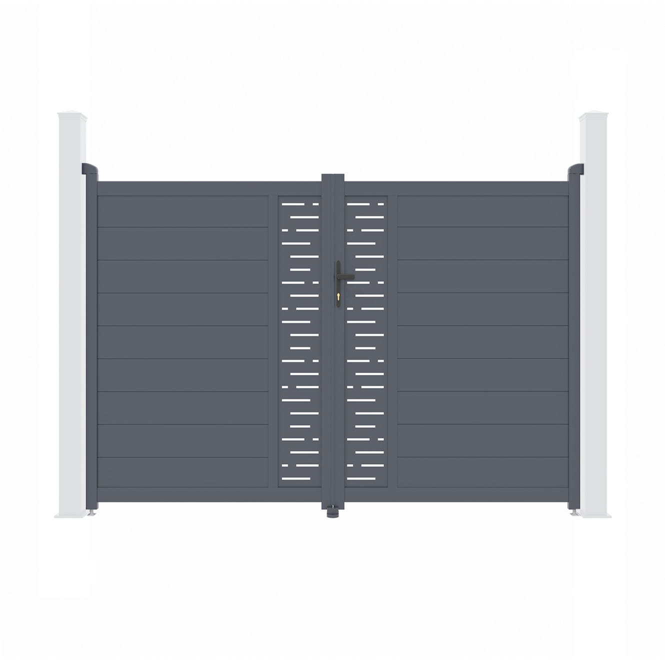 Portail alu battant 3,5m ARLBERG 350B160 0